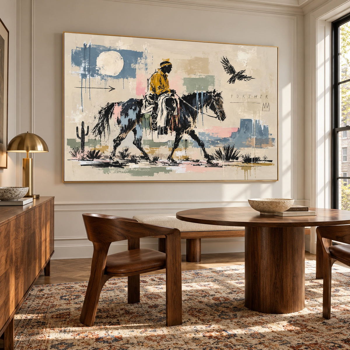 Toward the Blue Mesa — artwork in an interior setting 8