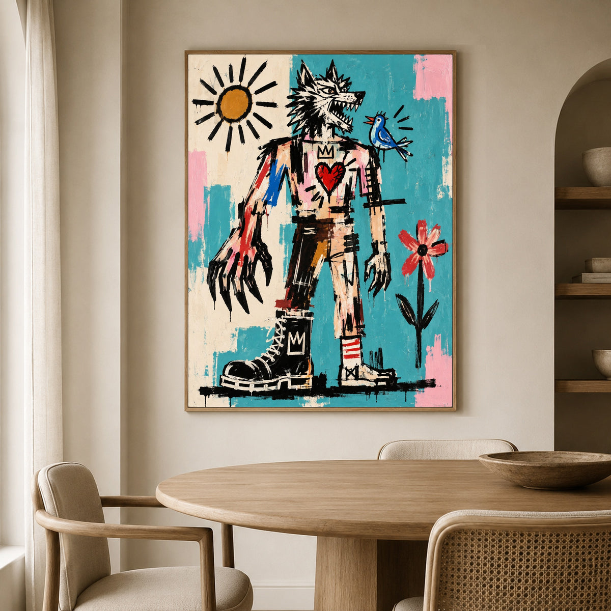Wild West Bluebird — artwork in an interior setting 5
