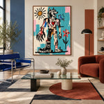Wild West Bluebird — artwork in an interior setting 6