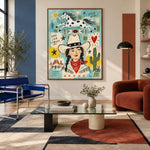 Wildheart Cowgirl — featured artwork in a living space