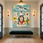 Wildheart Cowgirl — artwork in an interior setting 7