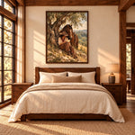 The Olive Hour in a simple warm Western bedroom