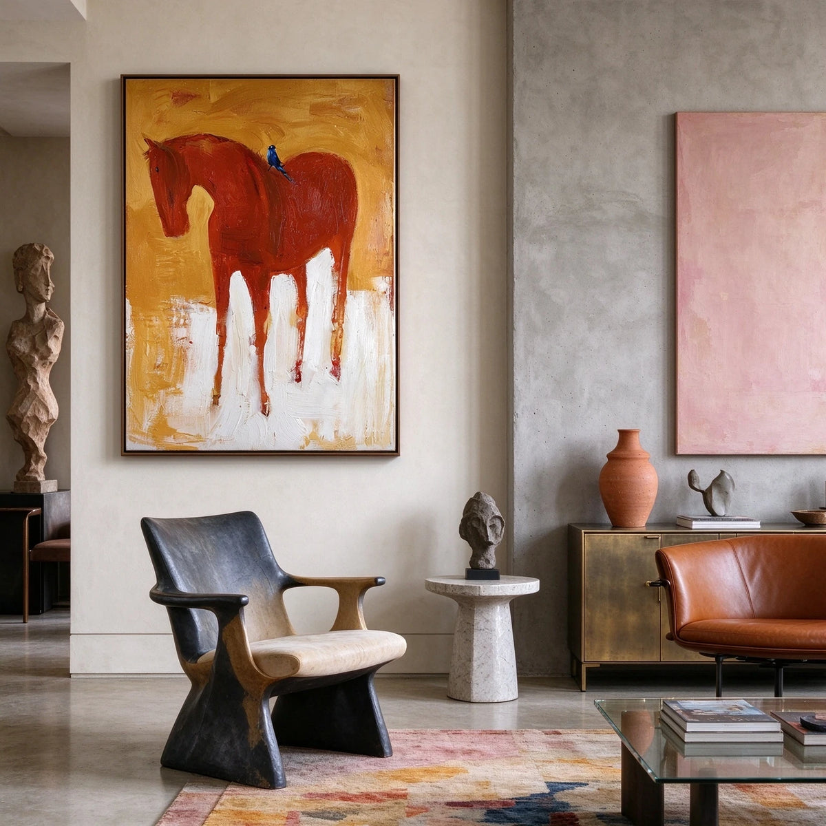 A Bluebird's Rest — artwork in an interior setting 5