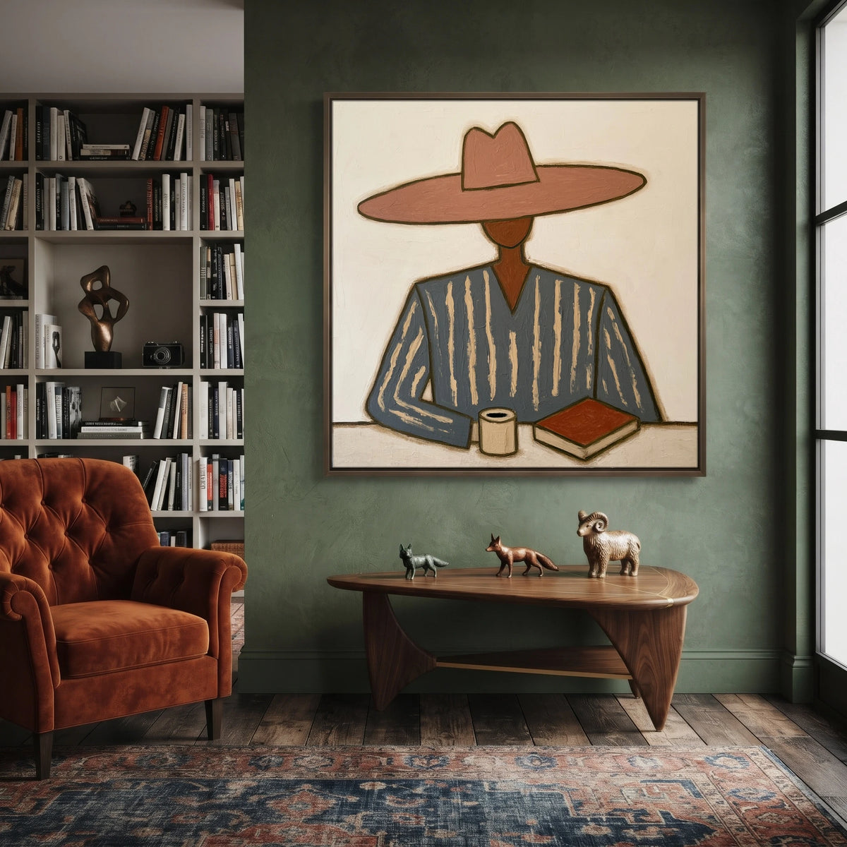 A Book Beside Coffee — artwork in an interior setting 5