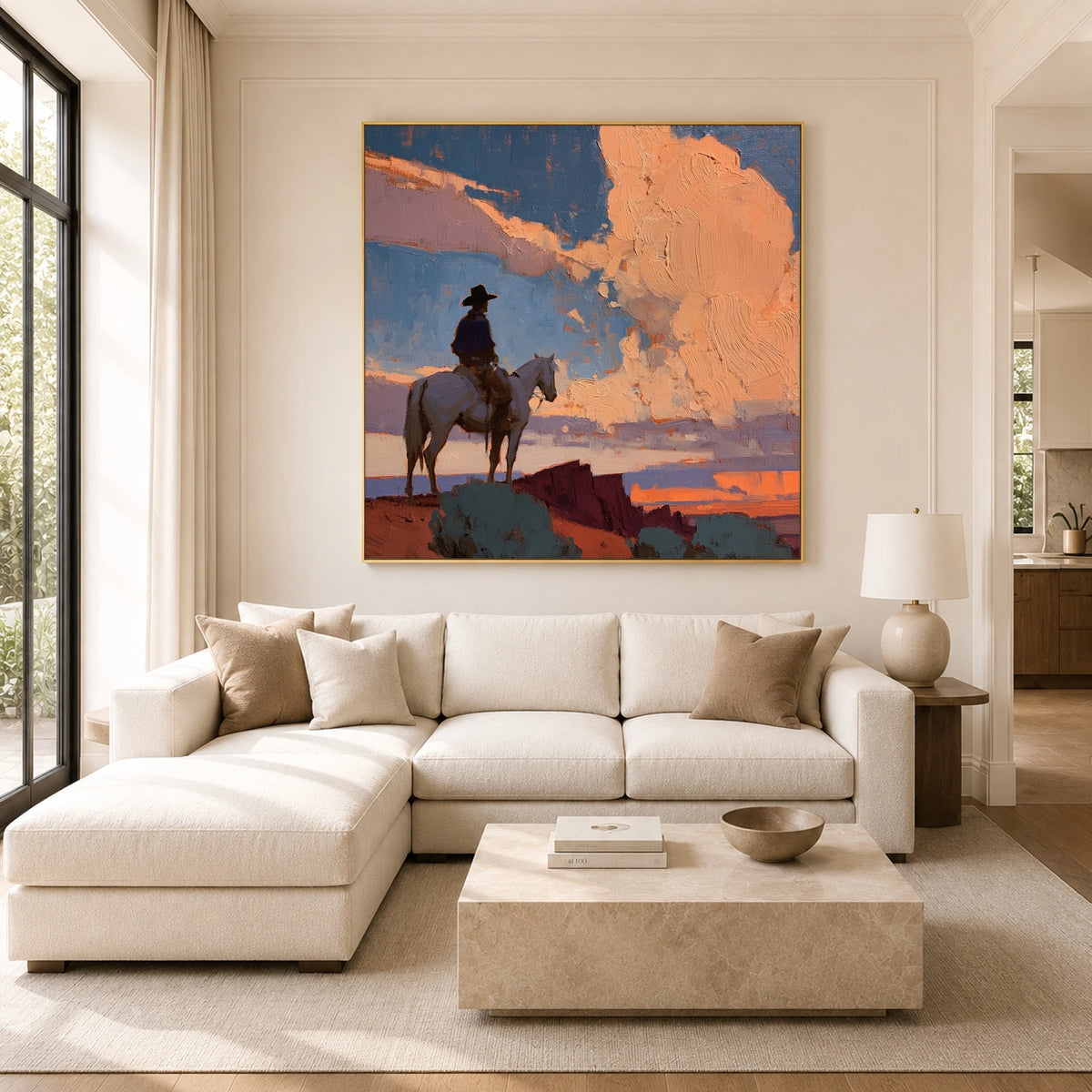 A Cloud to Follow — front view in a living space