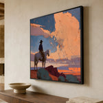 A Cloud to Follow — side view of the artwork
