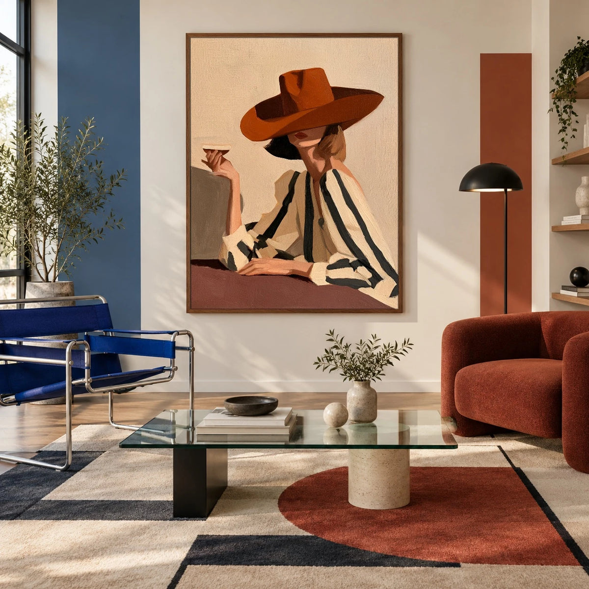 A Copper Brim Pause — artwork in an interior setting 4