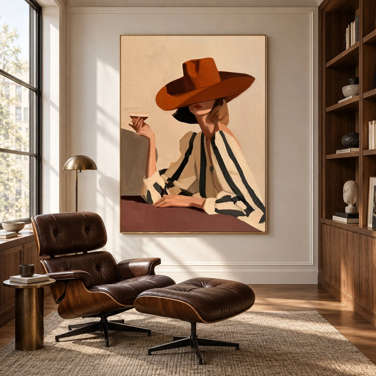 A Copper Brim Pause — artwork in an interior setting 5