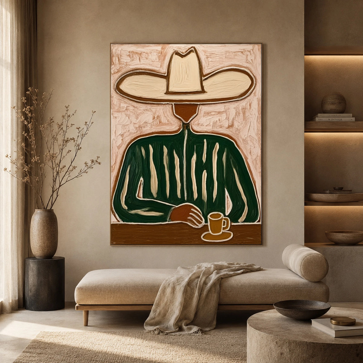 A Cup of Solitude — front view in a living space