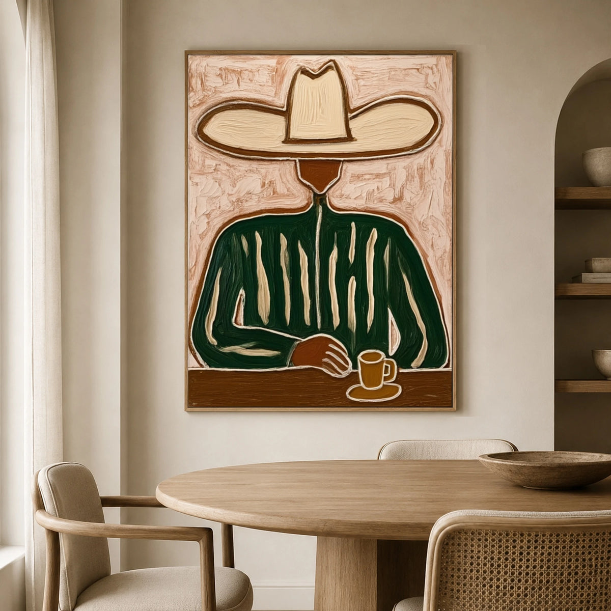 A Cup of Solitude — artwork in an interior setting 3