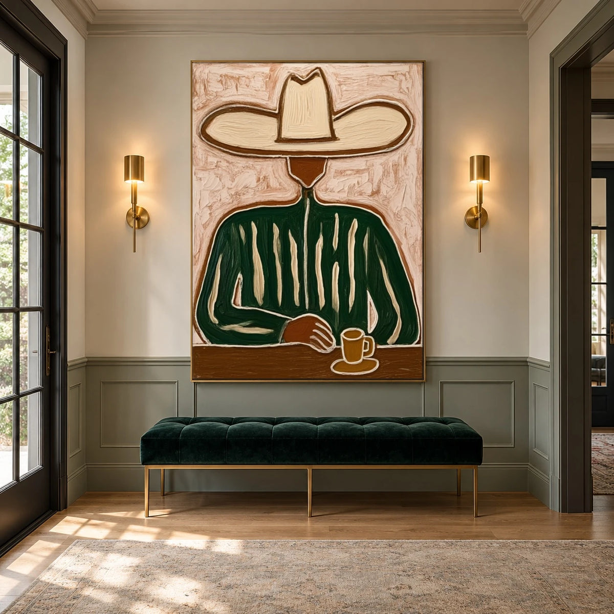 A Cup of Solitude — artwork in an interior setting 6