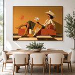 A Daisy Between Hours — artwork in an interior setting 3