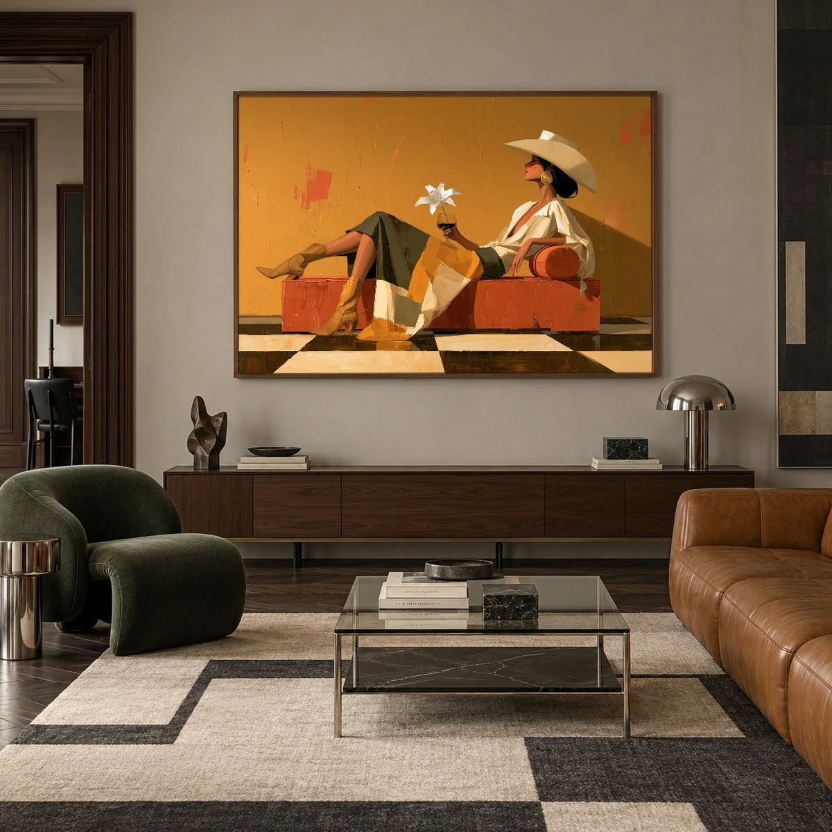 A Daisy Between Hours — artwork in an interior setting 6
