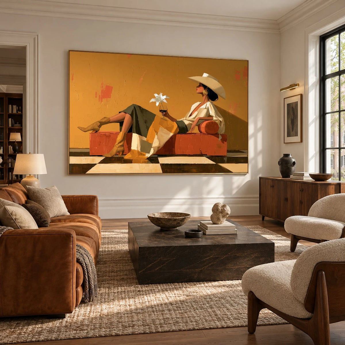 A Daisy Between Hours — artwork in an interior setting 7