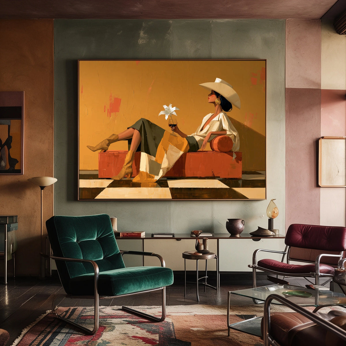 A Daisy Between Hours — artwork in an interior setting 8