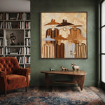 A Gathering of Brims — artwork in an interior setting 5