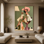 A Glass of Poise — front view in a living space