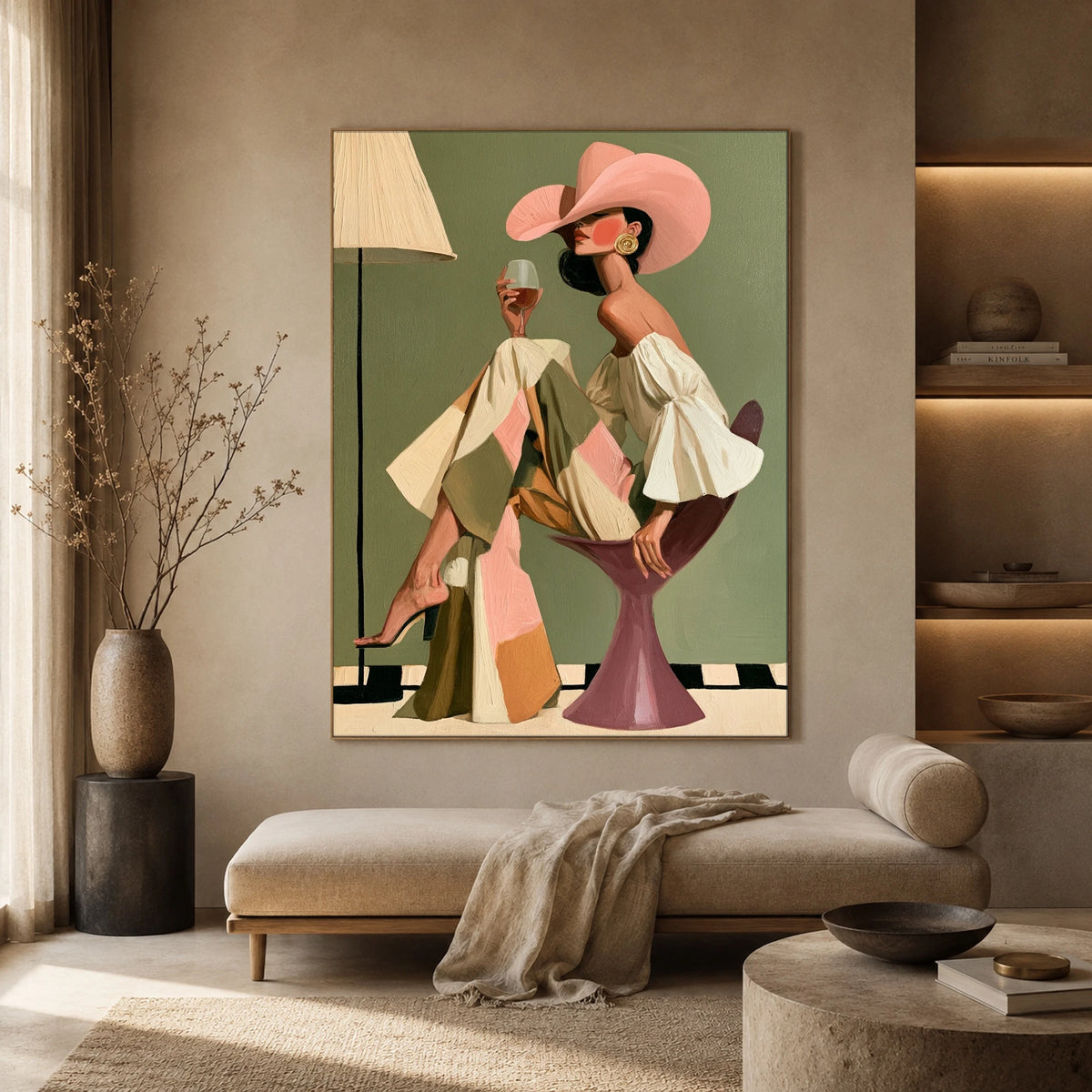 A Glass of Poise — artwork in an interior setting 3