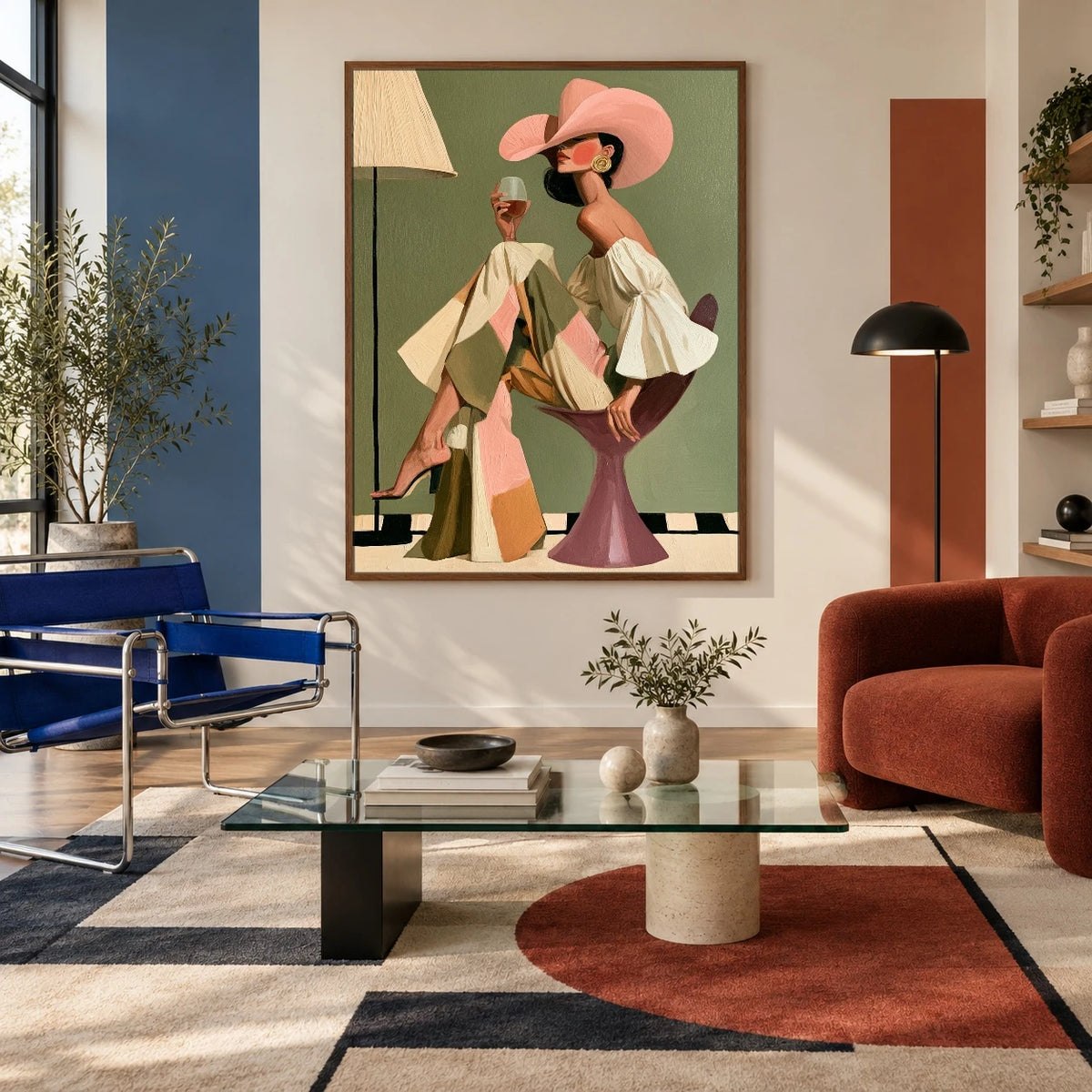 A Glass of Poise — artwork in an interior setting 4