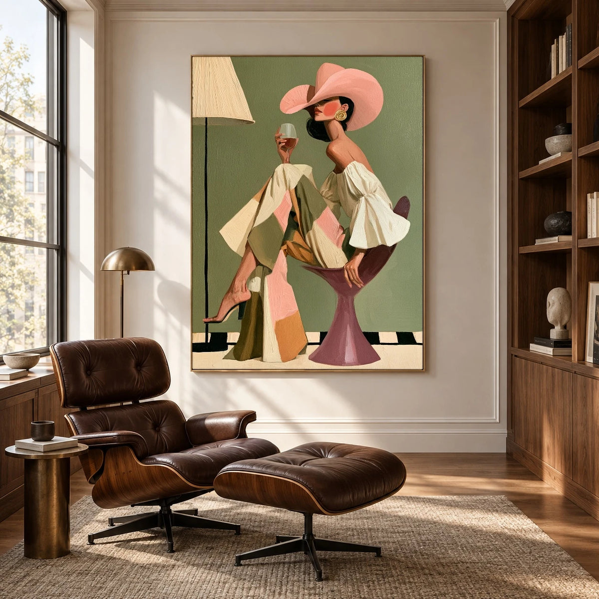A Glass of Poise — artwork in an interior setting 5
