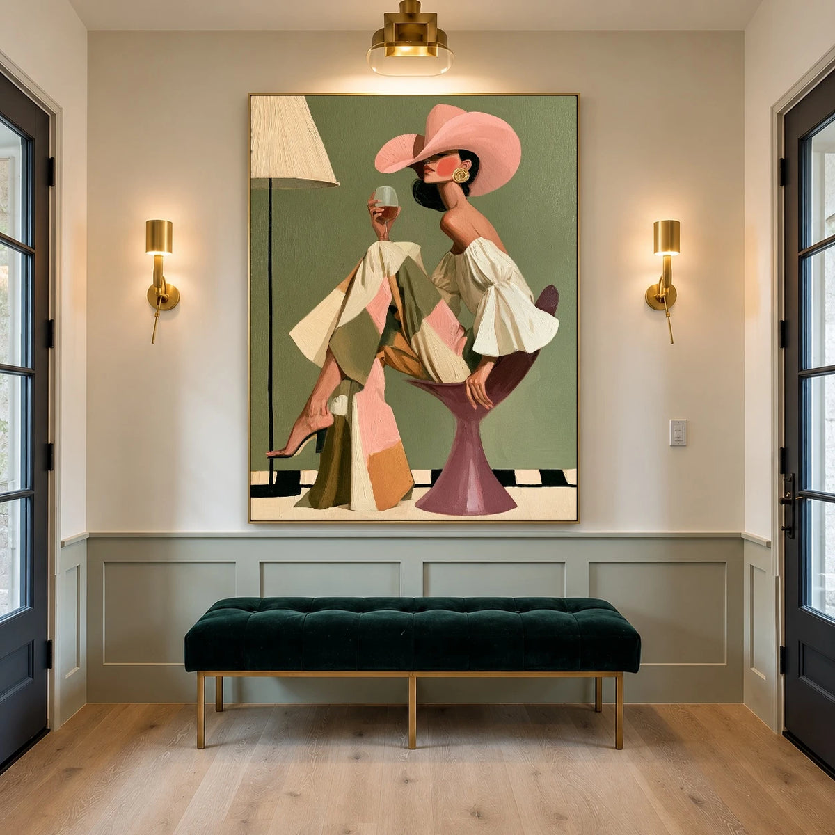 A Glass of Poise — artwork in an interior setting 6