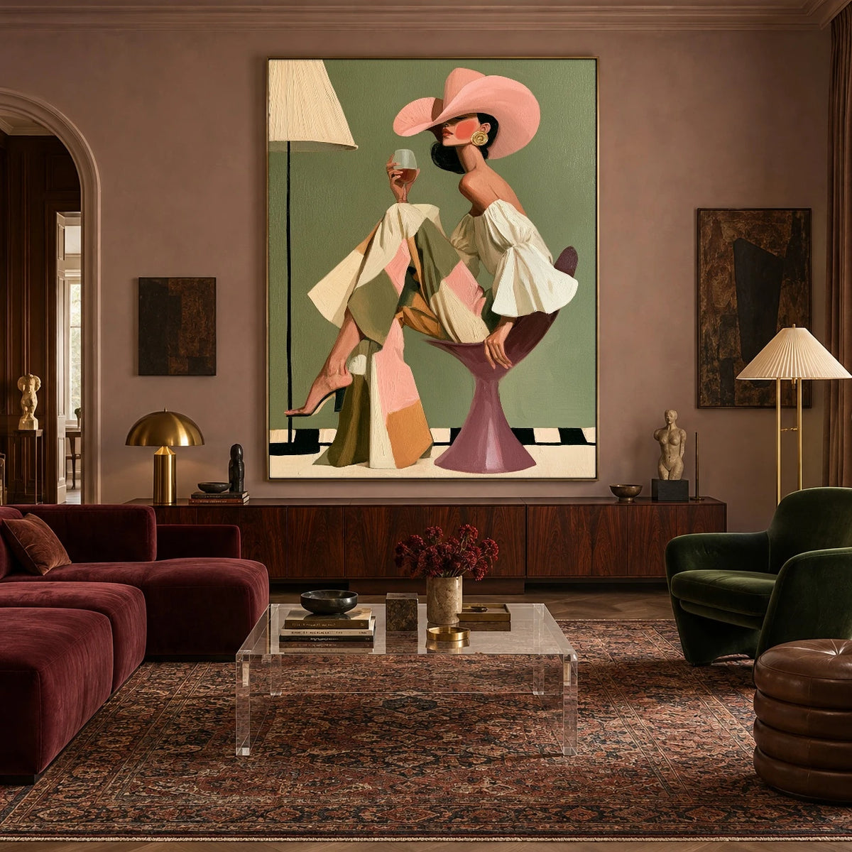 A Glass of Poise — artwork in an interior setting 8