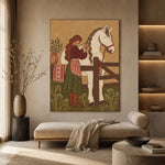 A Greeting at Sundown — front view in a living space