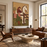 A Greeting at Sundown — artwork in an interior setting 5