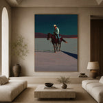 A Long Quiet Shadow — front view in a living space