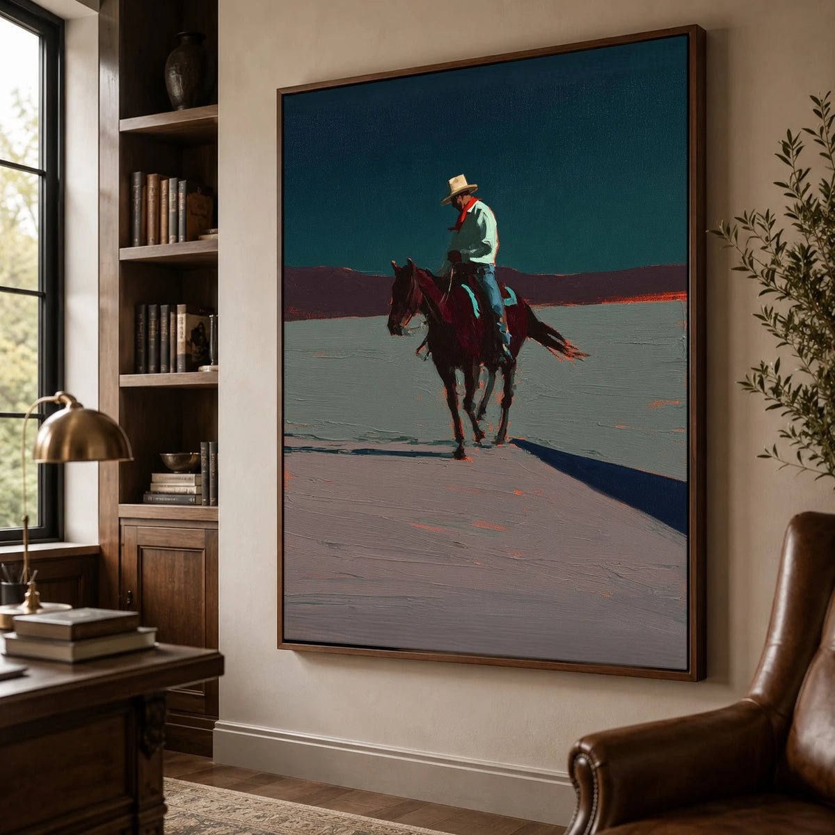 A Long Quiet Shadow — side view of the artwork