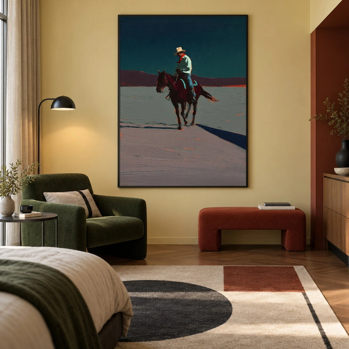 A Long Quiet Shadow — artwork in an interior setting 4