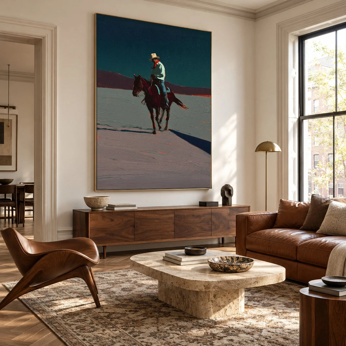 A Long Quiet Shadow — artwork in an interior setting 5