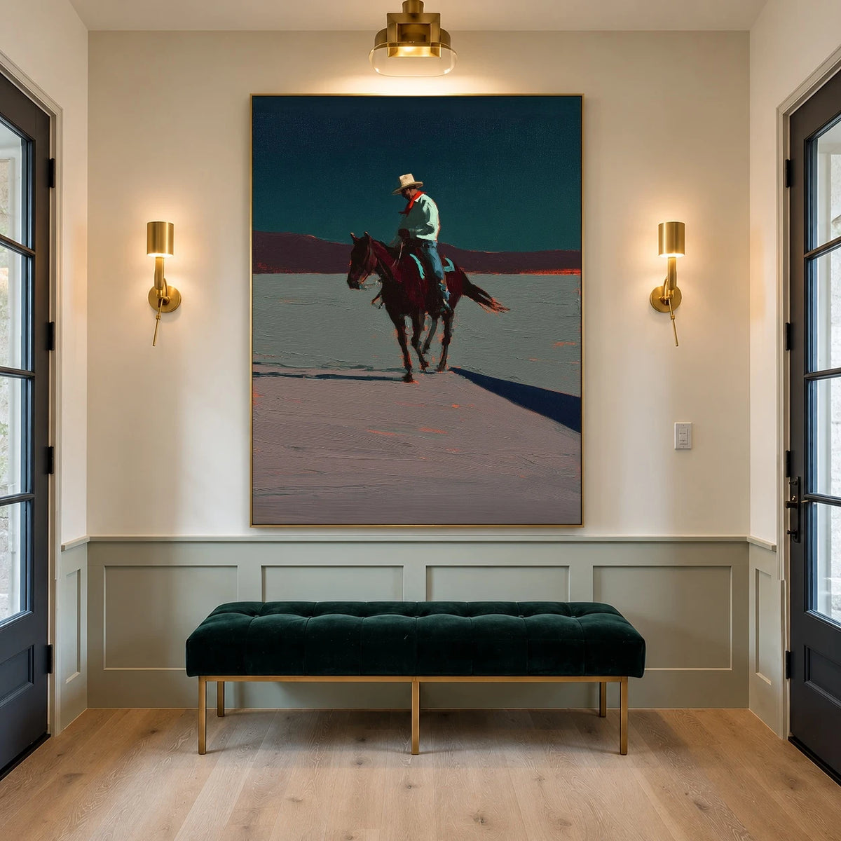 A Long Quiet Shadow — artwork in an interior setting 6