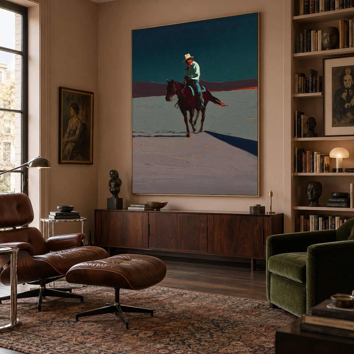 A Long Quiet Shadow — artwork in an interior setting 7