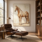 A Palomino at Rest — artwork in an interior setting 5