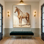 A Palomino at Rest — artwork in an interior setting 6