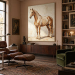 A Palomino at Rest — artwork in an interior setting 7