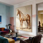 A Palomino at Rest — artwork in an interior setting 8