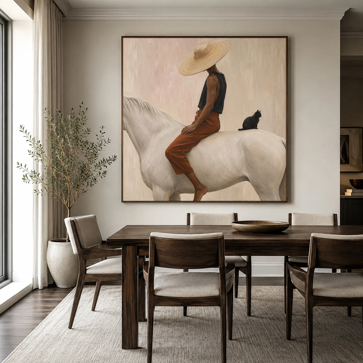 A Passenger Behind — artwork in an interior setting 3