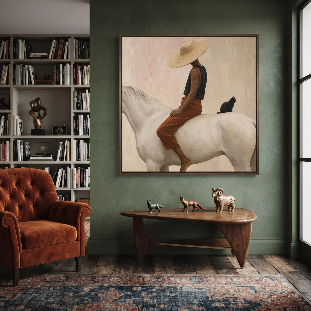 A Passenger Behind — artwork in an interior setting 4