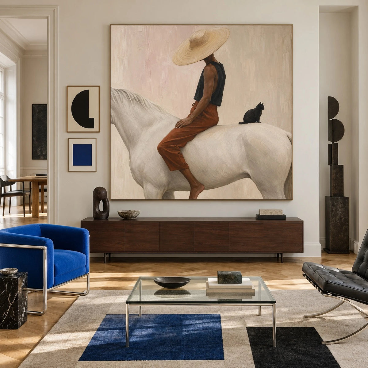 A Passenger Behind — artwork in an interior setting 6