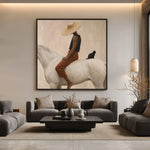 A Passenger Behind — artwork in an interior setting 8