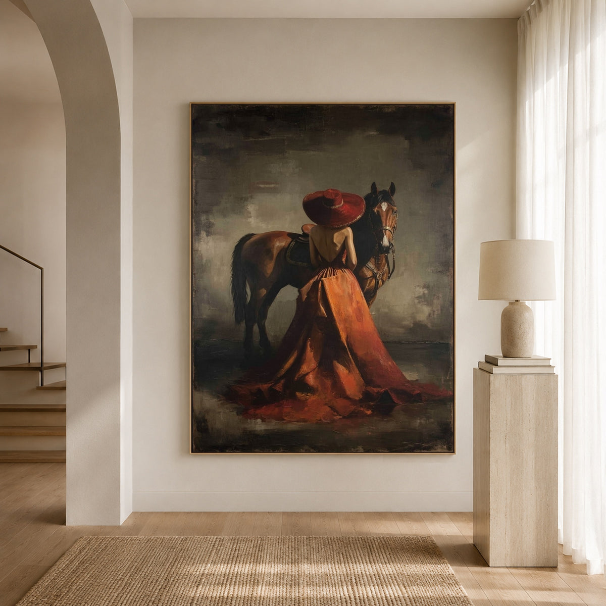 A Promise at Dusk — artwork in an interior setting 4