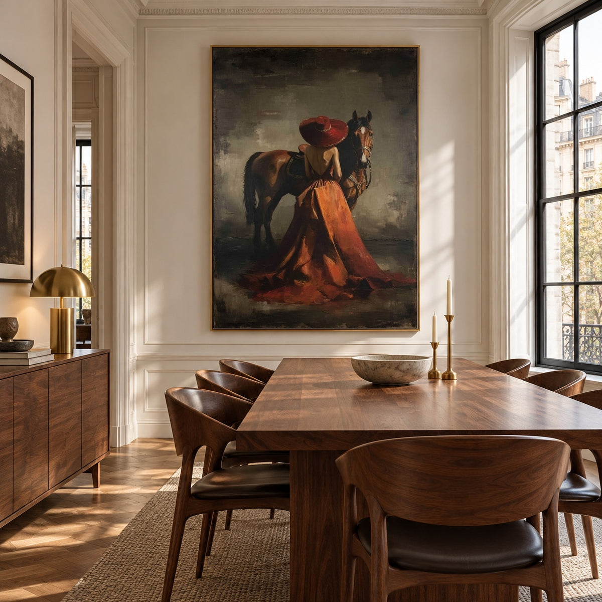 A Promise at Dusk — artwork in an interior setting 6