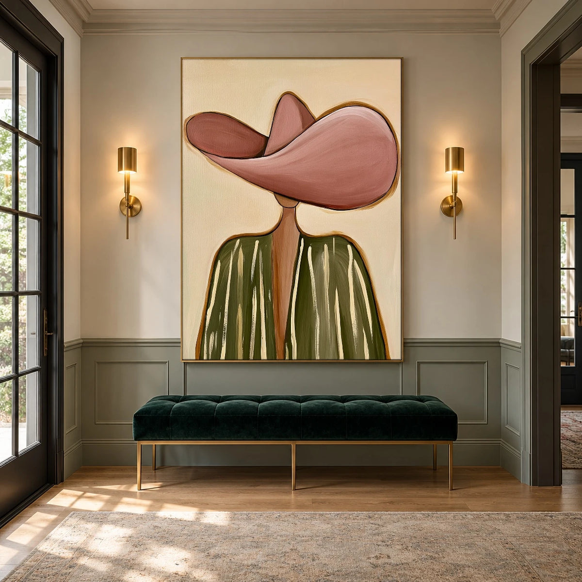 A Rosewide Brim — artwork in an interior setting 6