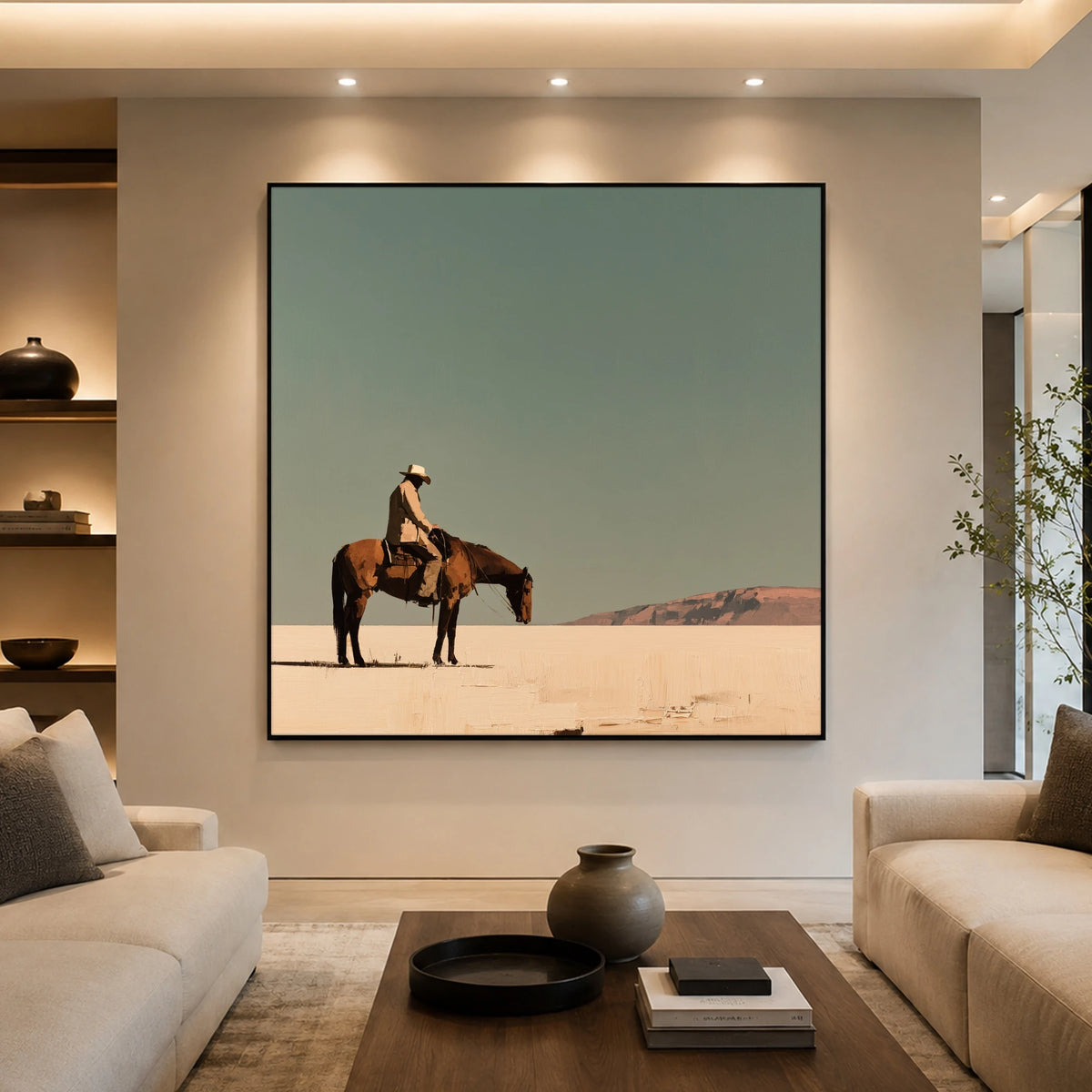 A Sky of Sage — artwork in an interior setting 3