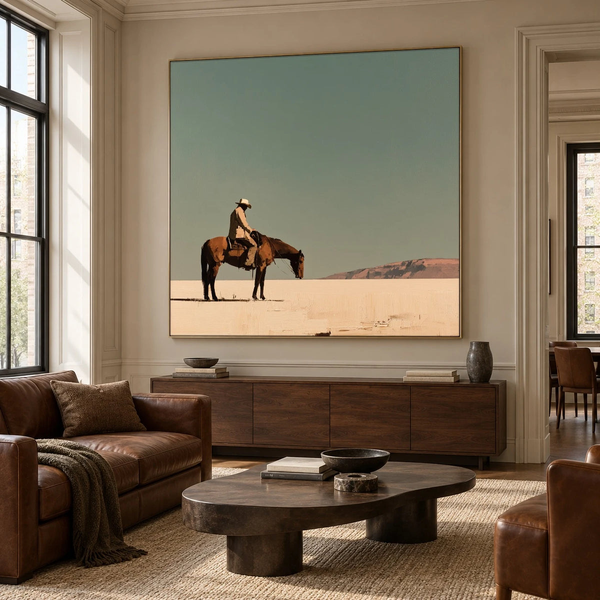 A Sky of Sage — artwork in an interior setting 6