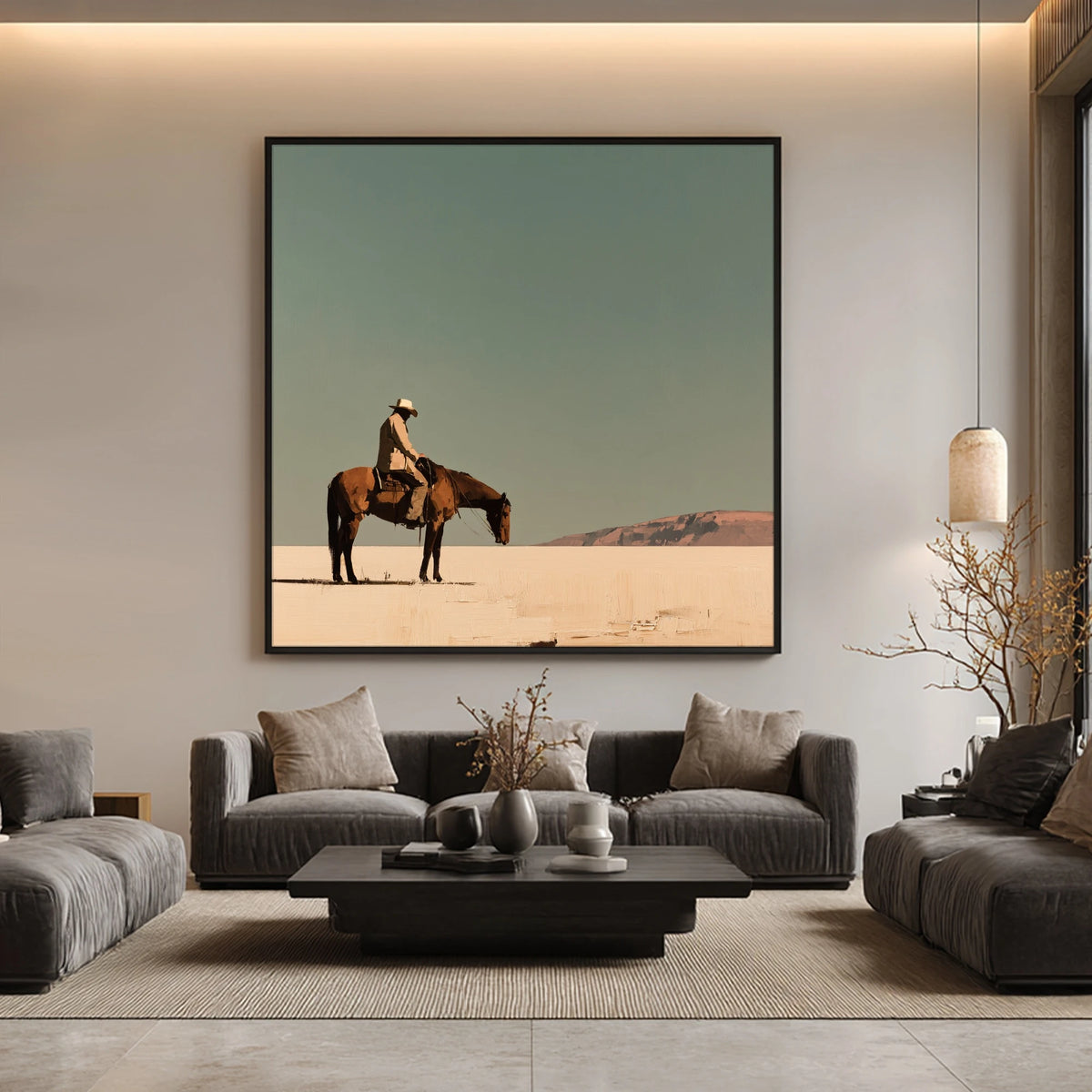 A Sky of Sage — artwork in an interior setting 8