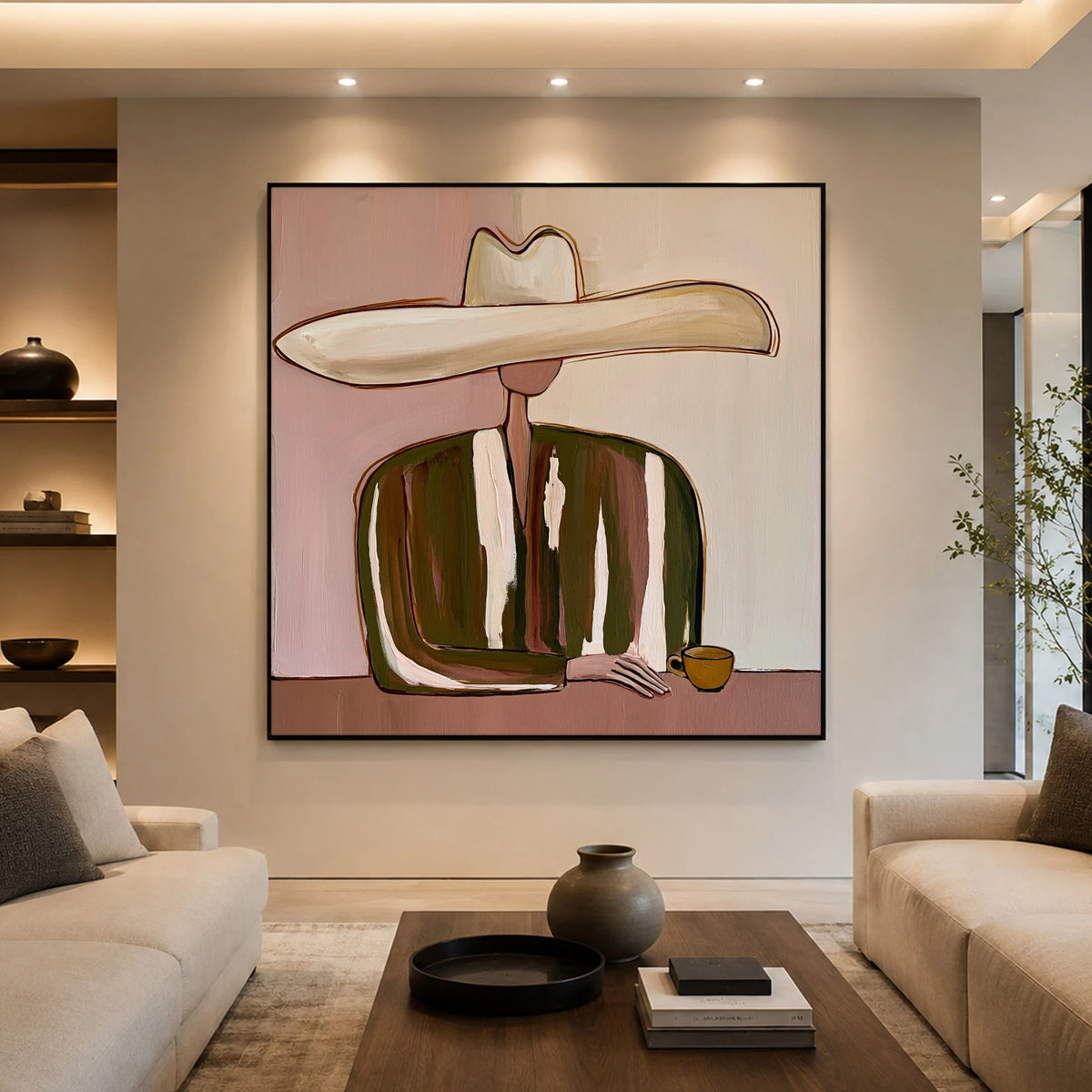 A Small Golden Cup — artwork in an interior setting 3