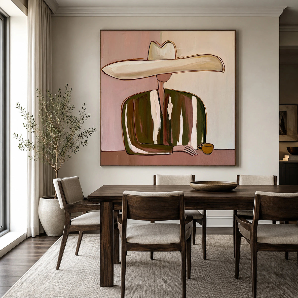 A Small Golden Cup — artwork in an interior setting 4